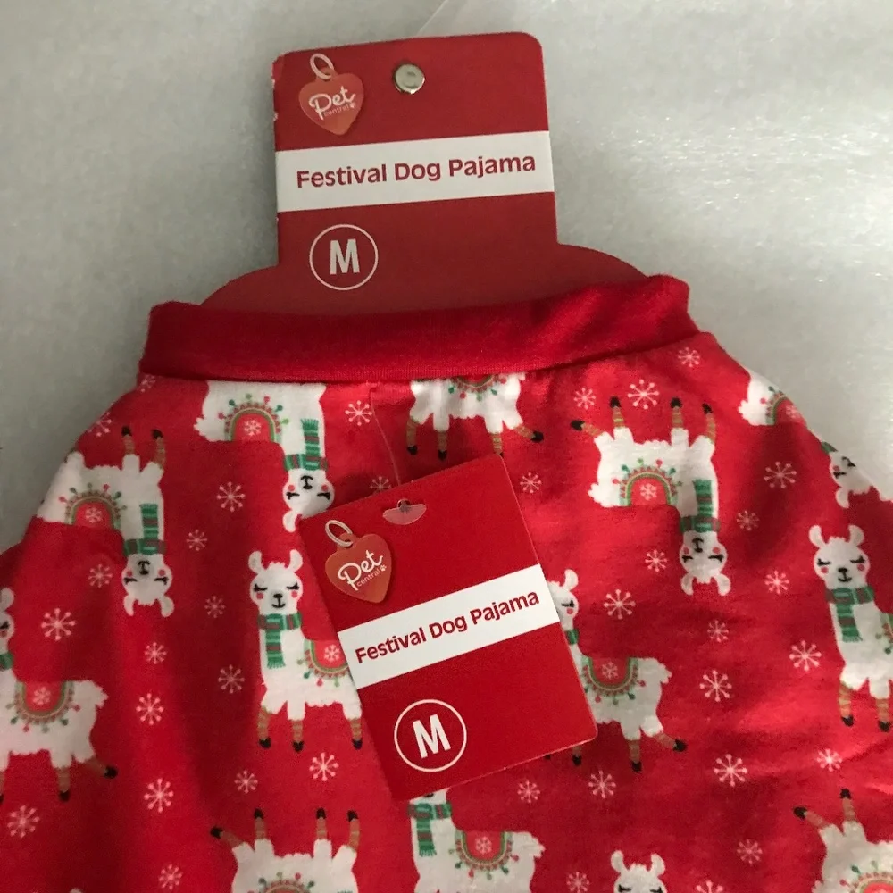 Pet Central Festival Dog Pajama Size M NEW